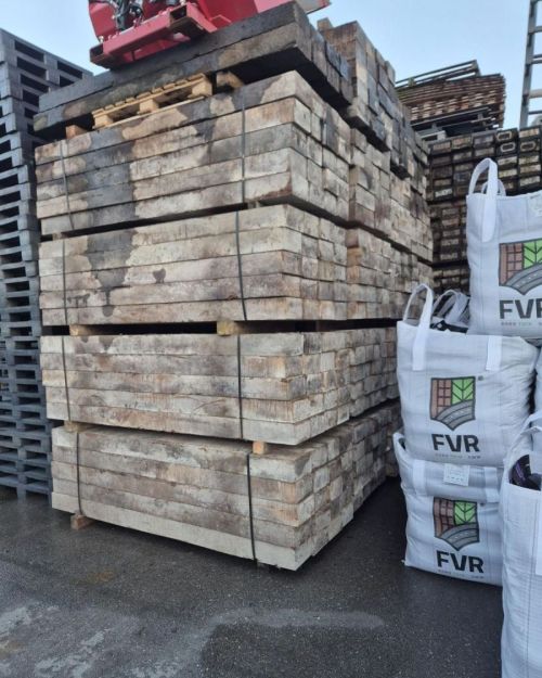 Azobé Spoorbiels (gebruikt)